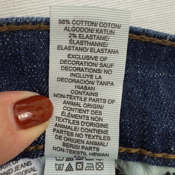 Lucky Brand‎ 221 Straight Leg Jeans Mens Size 38x30 Dark Wash Casual Denim - Picture 10 of 13